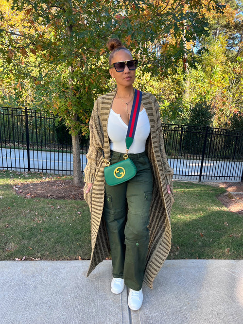Lost In France Sweater - Olive