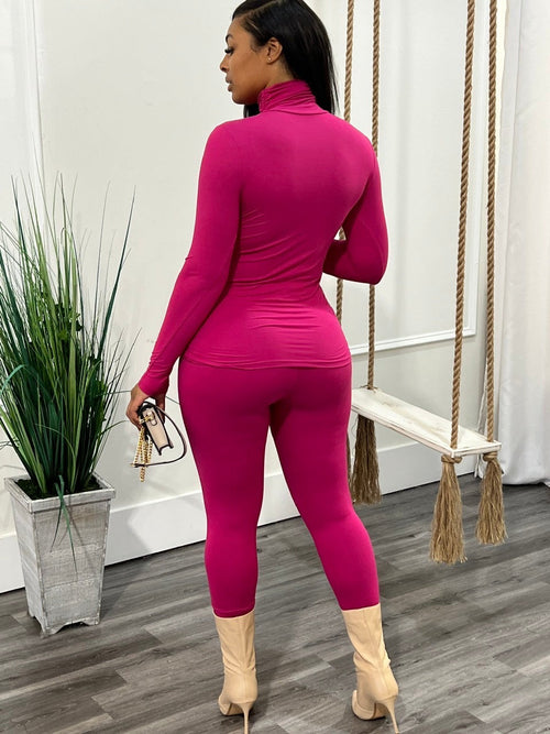 Feel Good Pant Set - Magenta (017)