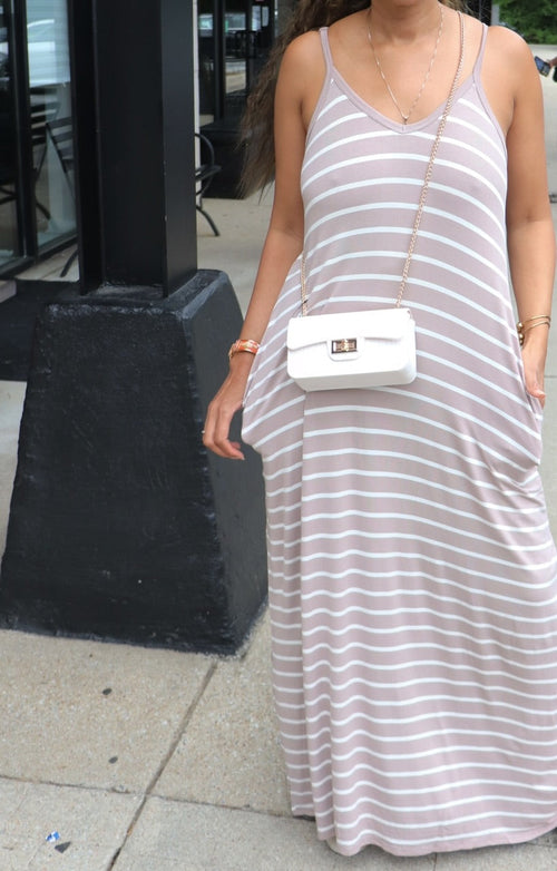 Lucy Harem Dress - Nude (S7)