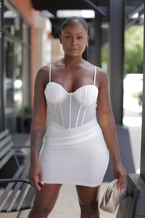 Carmen Mini Bodycon Dress (S2)