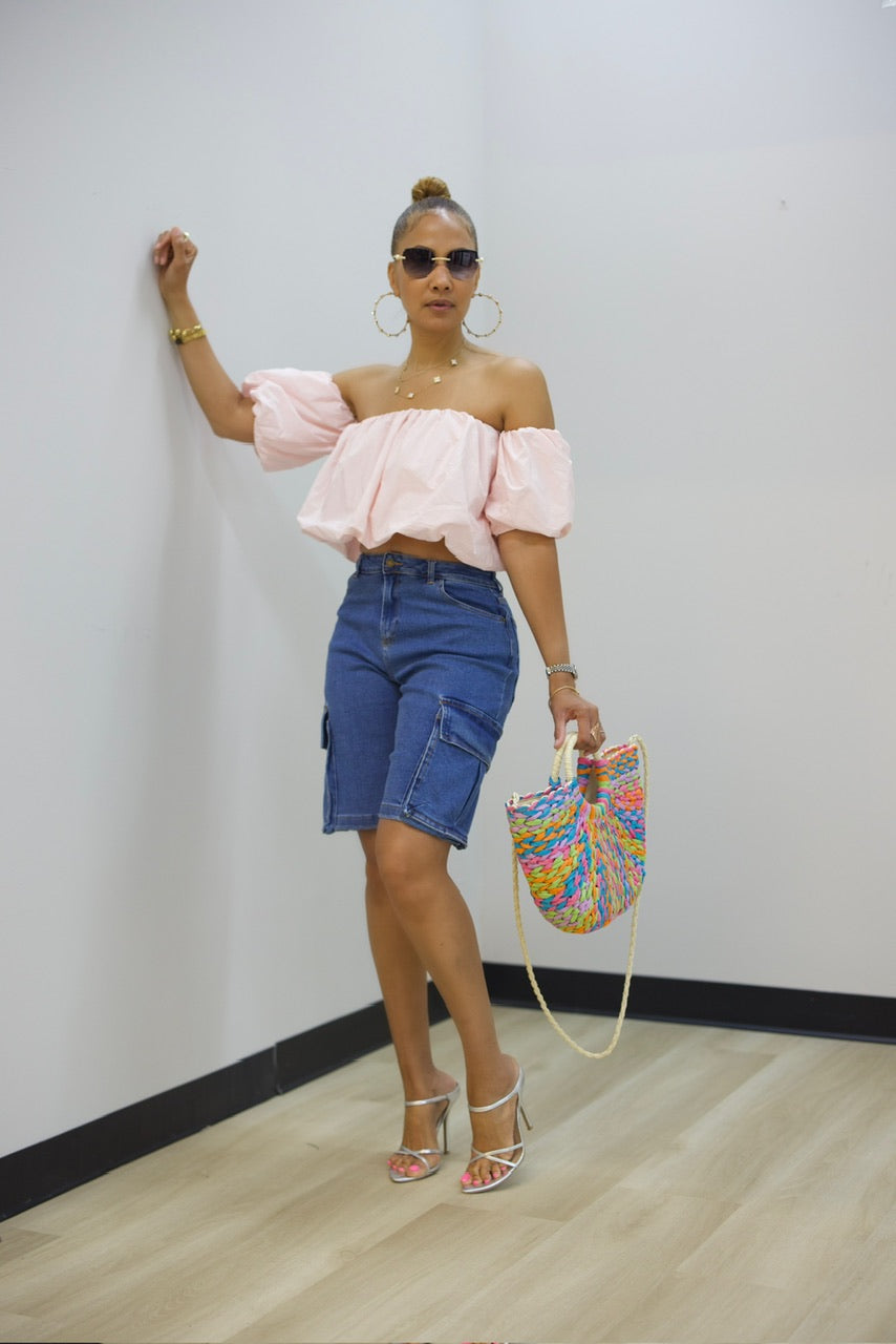 Emery Crop Top - Pink (37)