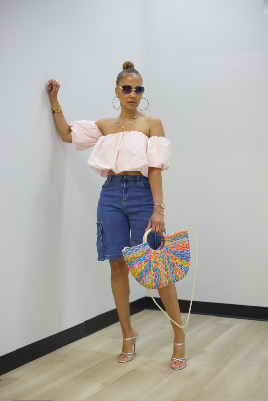 Emery Crop Top - Pink (37)