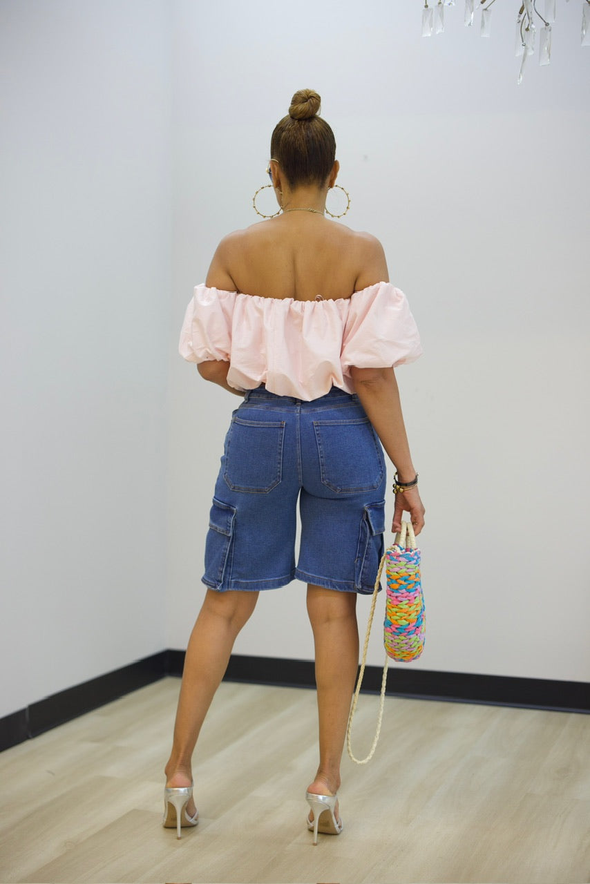 Emery Crop Top - Pink (37)