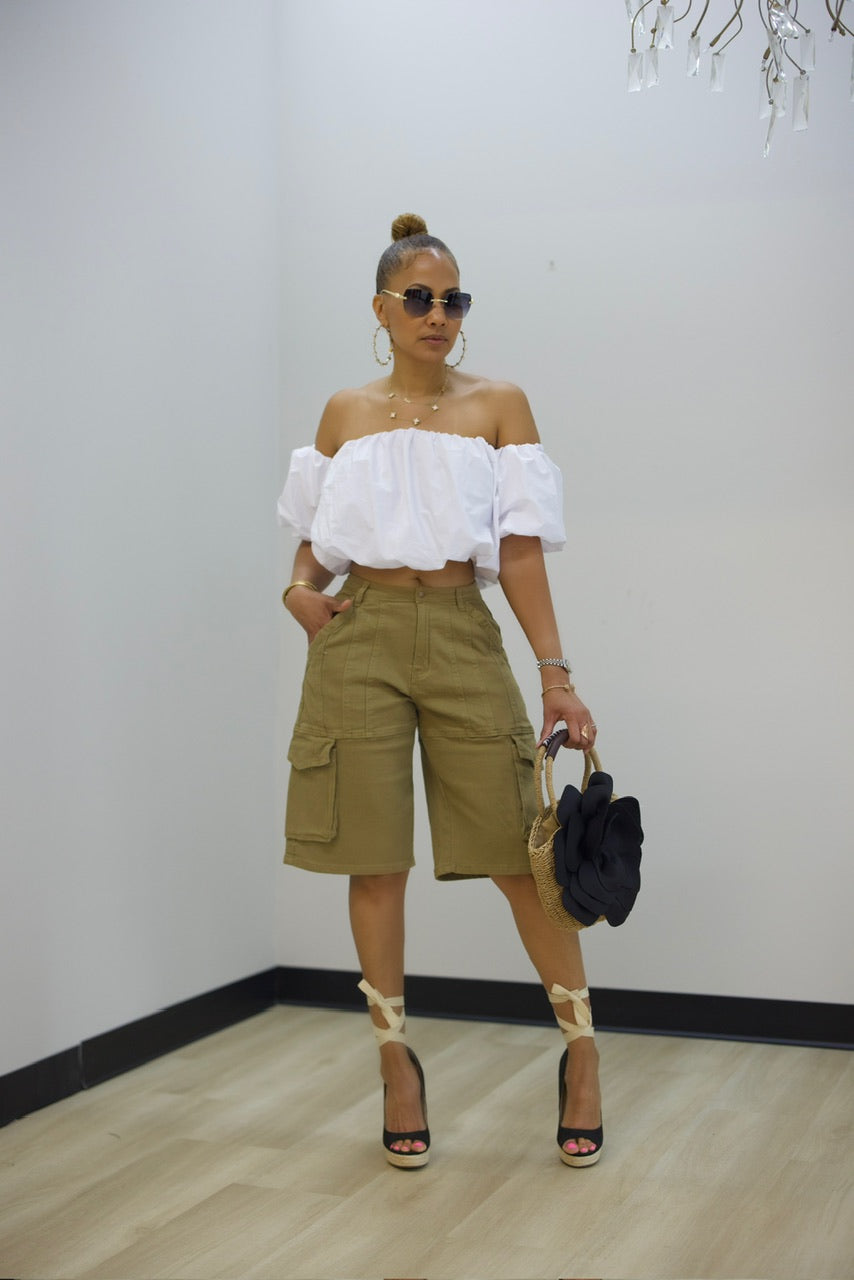Emery Crop Top - White (37)