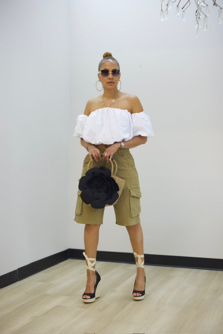 Emery Crop Top - White (37)