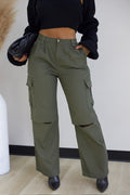 Jamie Twill Jeans - Olive (04)