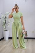 Imani Pant Set - Sage (03)