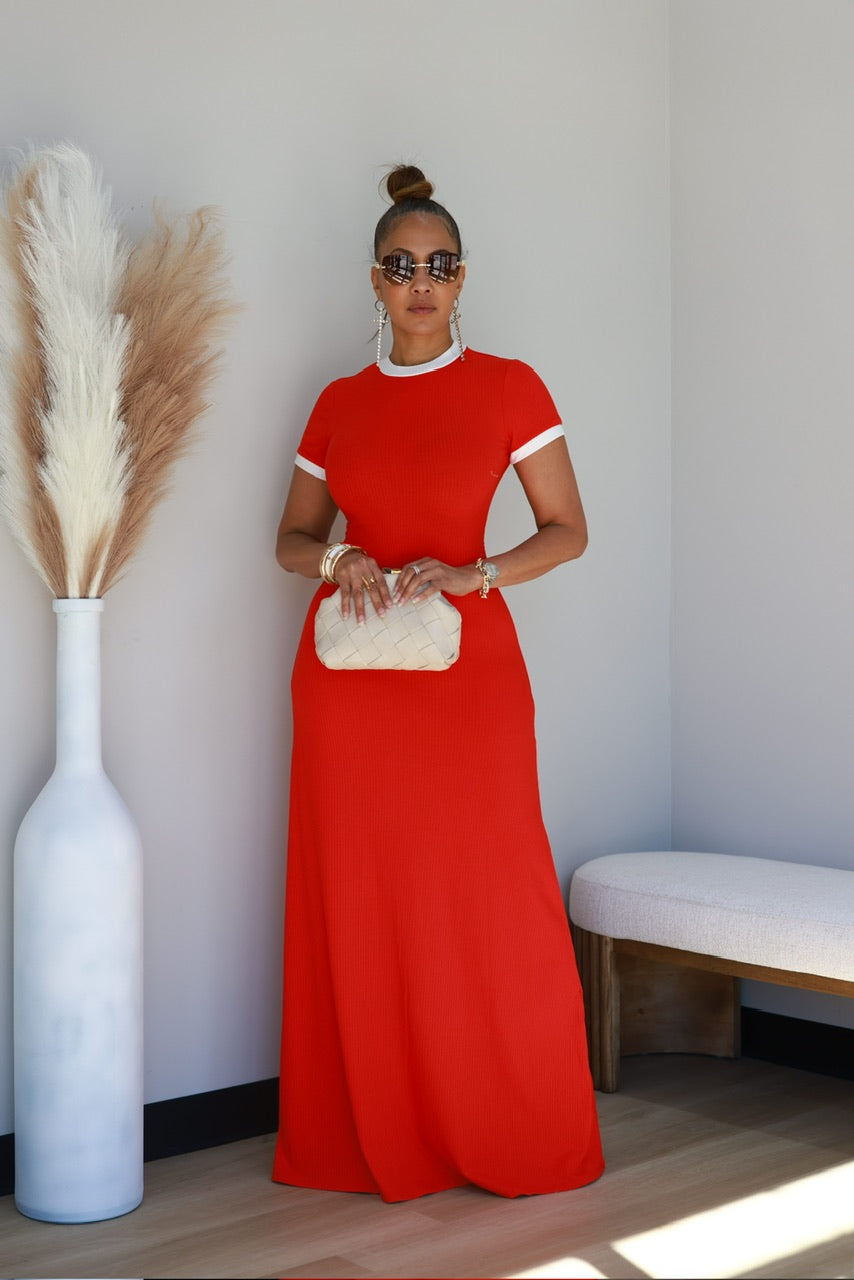 Skylar Maxi Dress - Red (27)