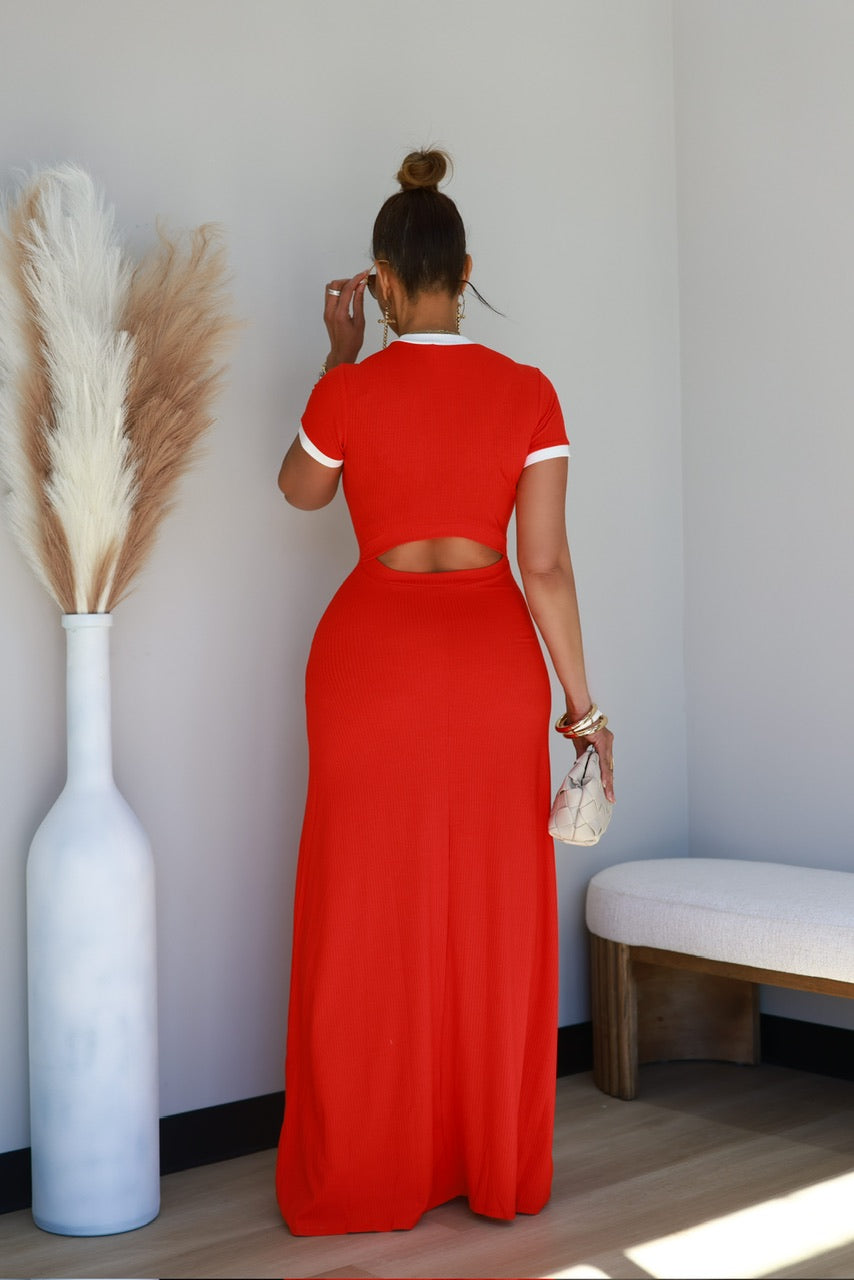 Skylar Maxi Dress - Red (27)