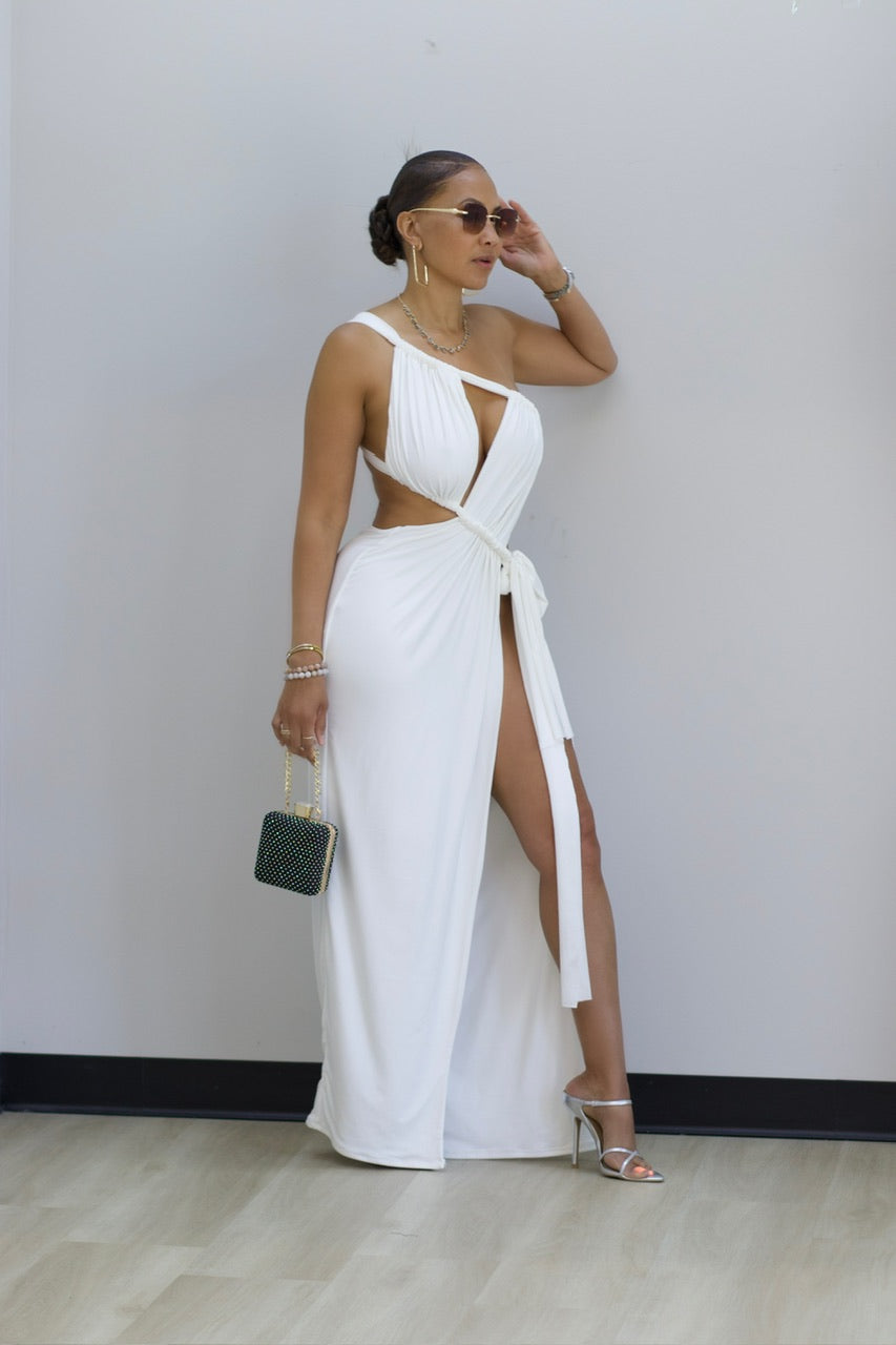 Monaco Maxi Dress - White