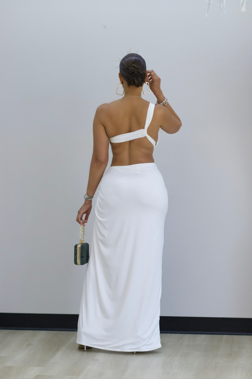 Monaco Maxi Dress - White