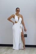 Monaco Maxi Dress - White (15)