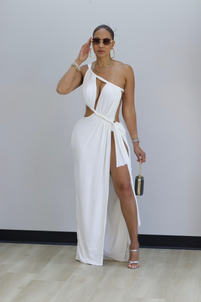 Monaco Maxi Dress - White