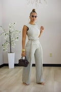 Lena Pant Set - Olive