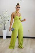Nona Jumpsuit - Lime