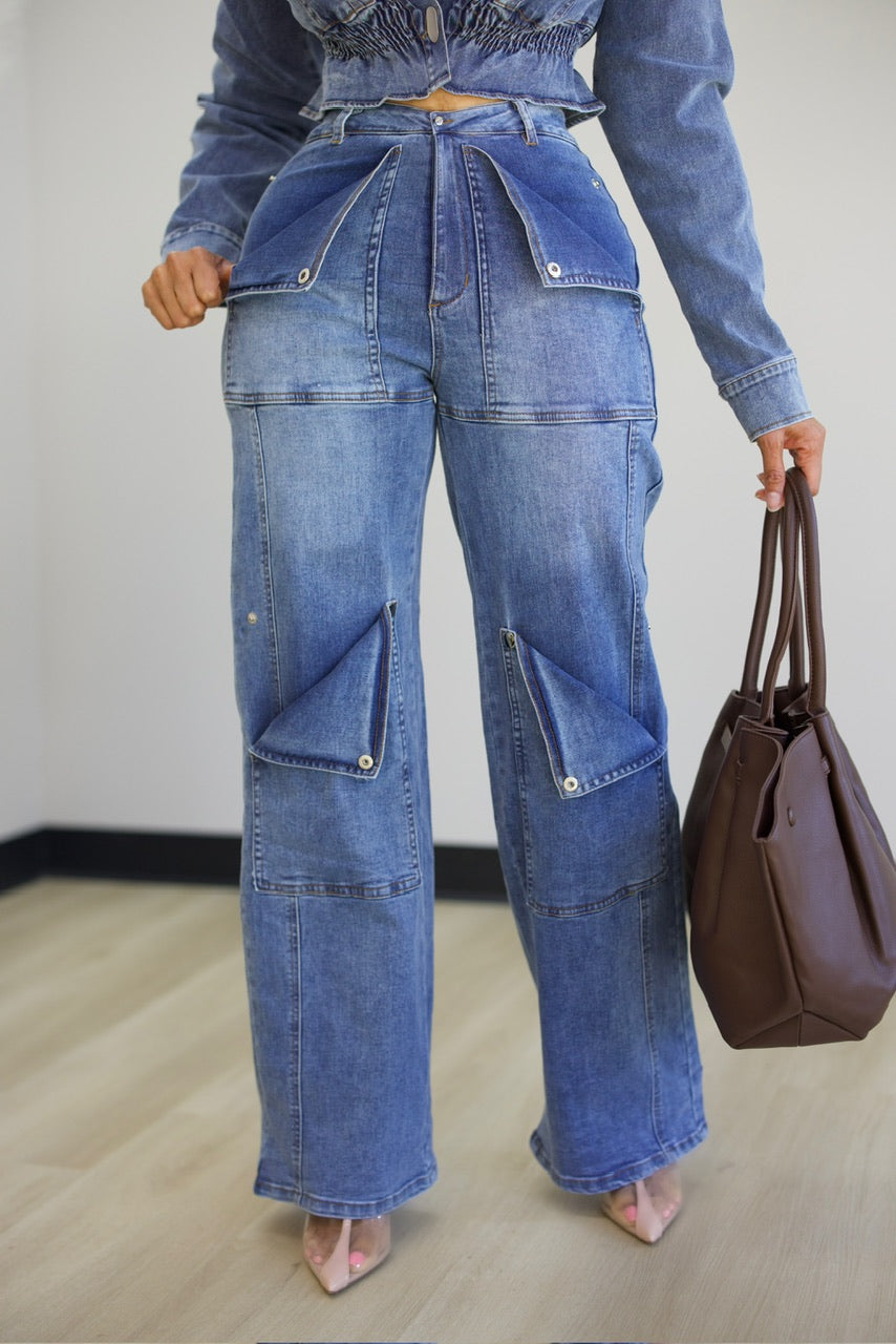 Snapped Cargo Jeans (04)