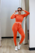 Claire Jogger Set - Orange (17)