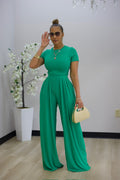 Jet Set Pant Set - Green
