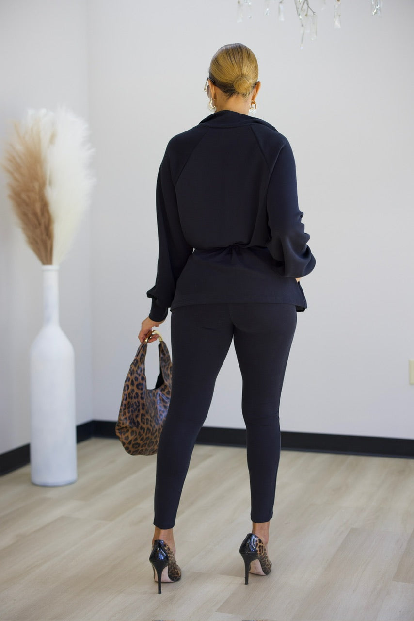 Alexia Pant Set - Black