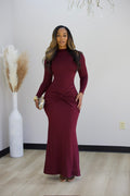 Kaitlyn Dress - Burgundy (20)