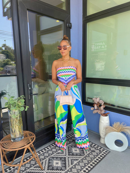 Soho Pant Set - Green (F1)