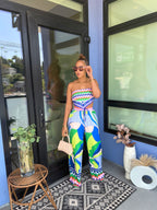 Soho Pant Set - Green (F1)