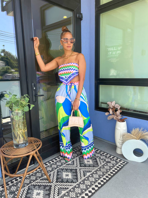 Soho Pant Set - Green (F1)