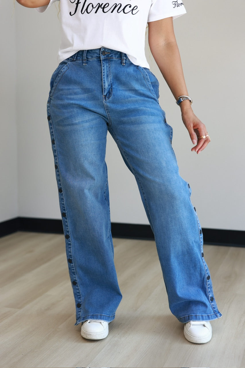 Side Snap Jeans (40)