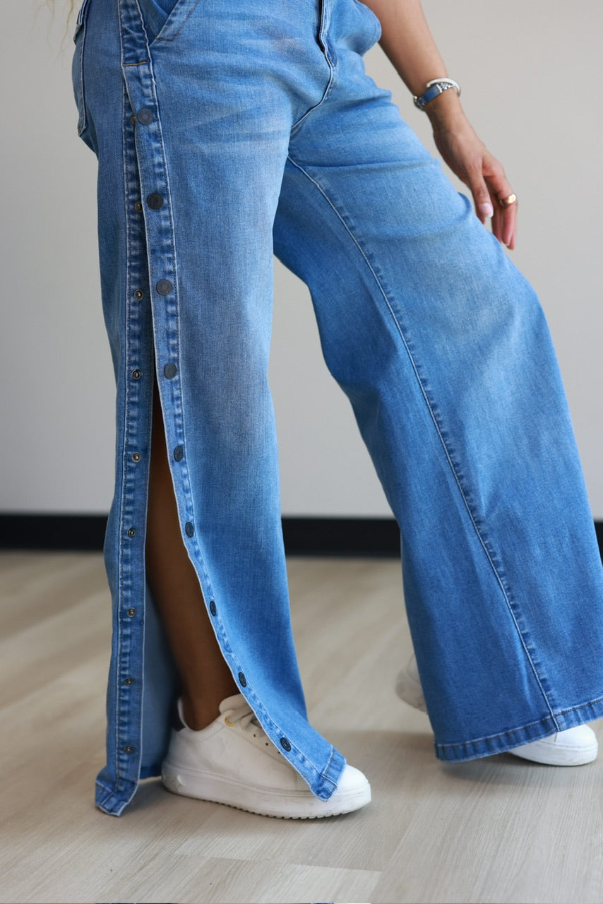 Side Snap Jeans (40)
