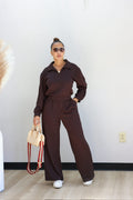 Avida Pant Set - Brown