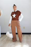 I’m A Star Vest - Brown