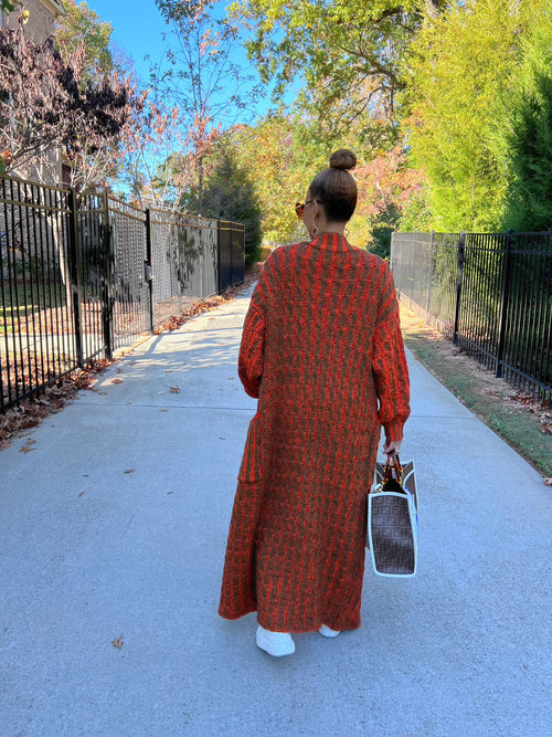 Lost In France Sweater - Rust (021)