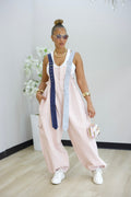 Suspended Overalls - Pink (06)