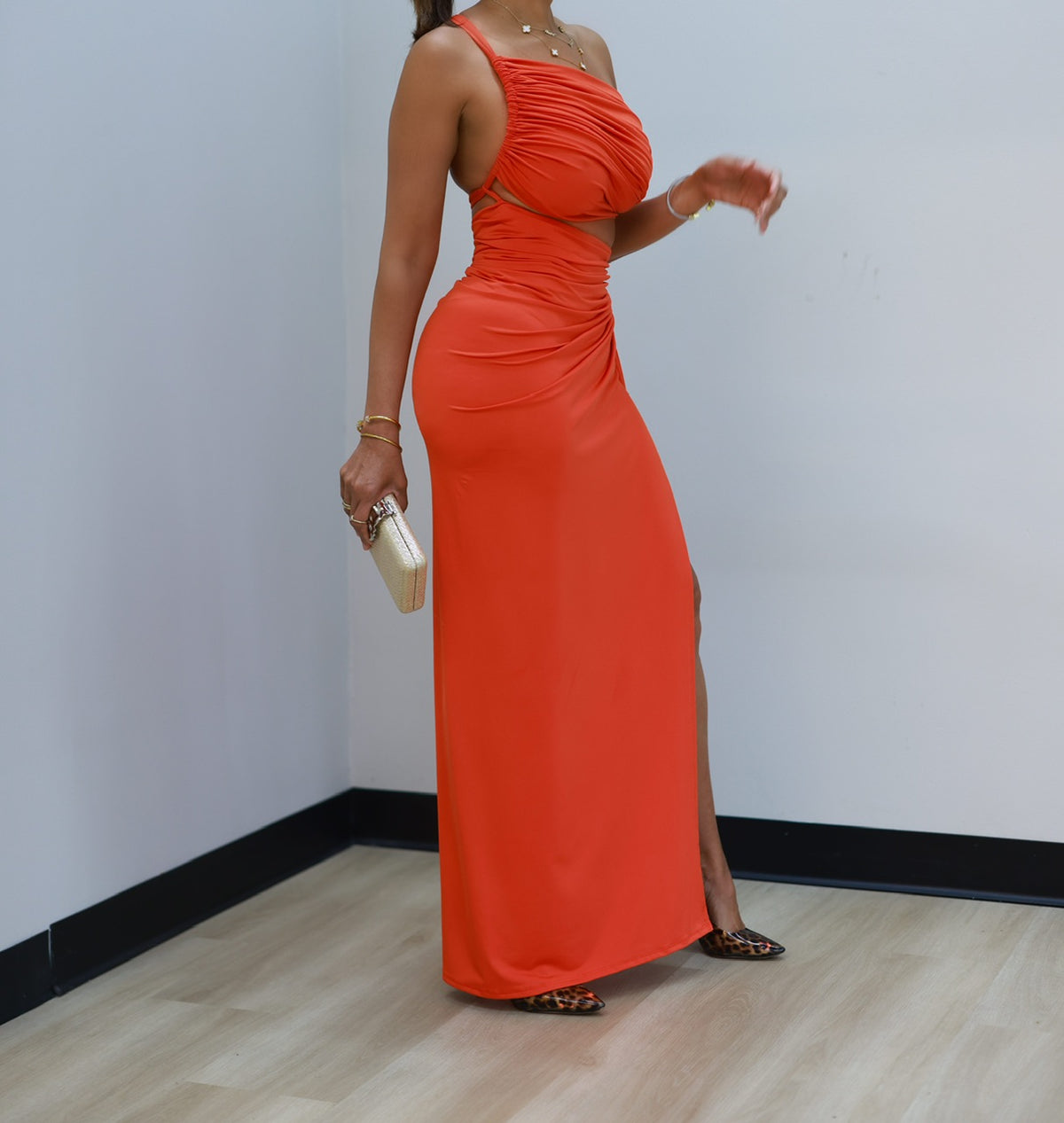 Amari Maxi Dress - Orange (09)