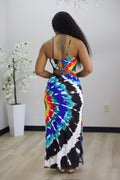Splash Art Maxi Dress (40)