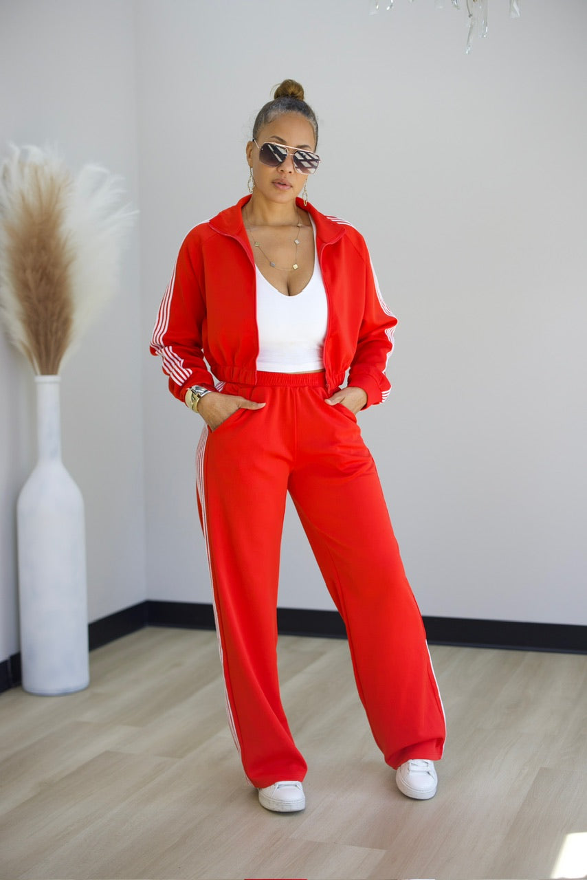 Take Flight Jogger Set - Red (41)