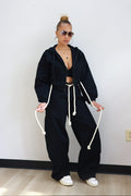 On The Ropes Jogger Set - Black (42)