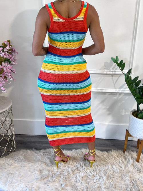 Skittlez Midi Dress (022)