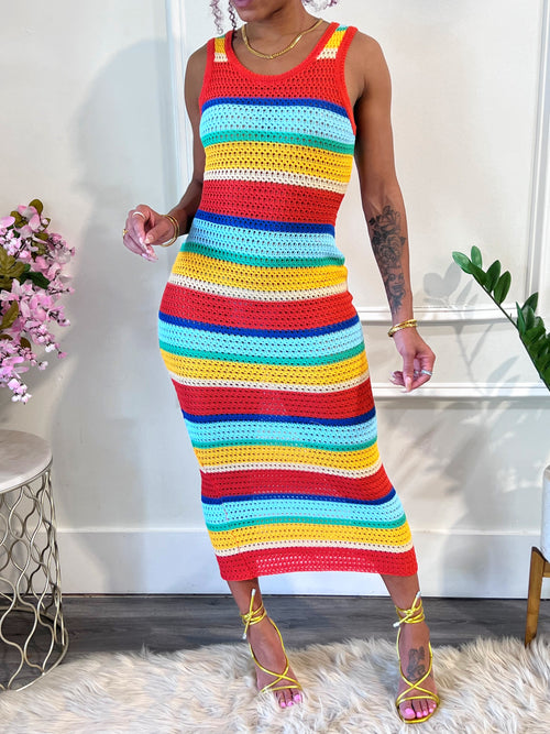 Skittlez Midi Dress (022)