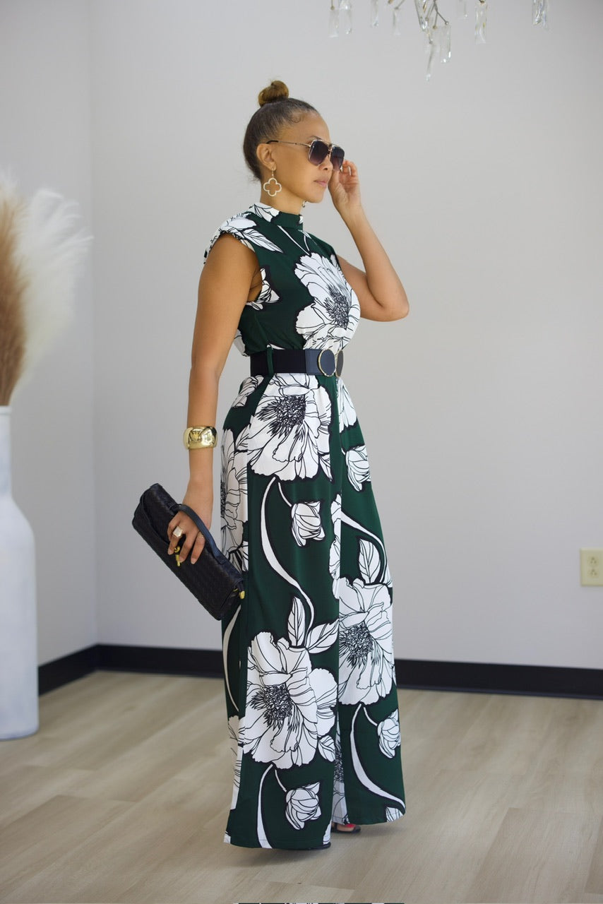 Marci Jumpsuit - Hunter Green (35)