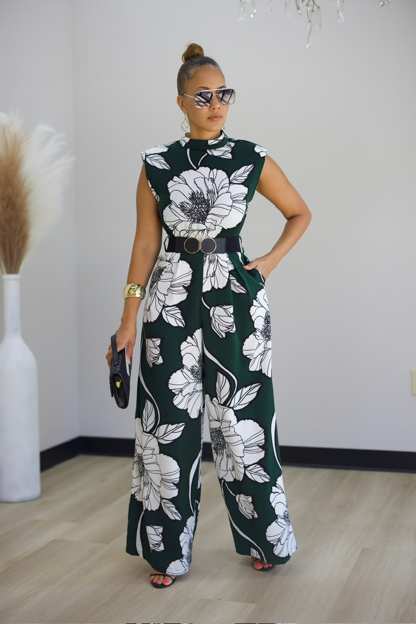 Marci Jumpsuit - Hunter Green (35)