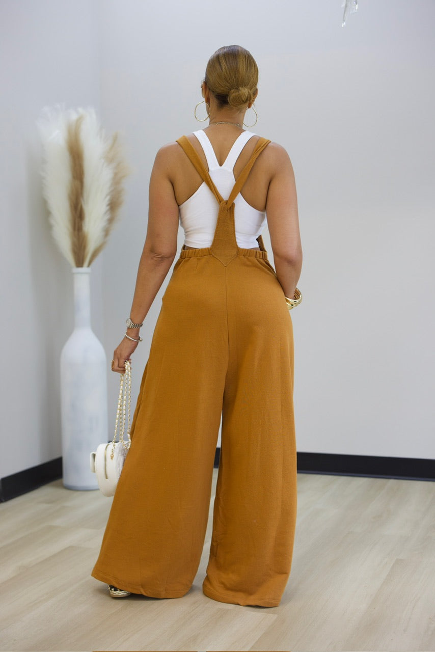No Mystery Jumpsuit- Gold (F)