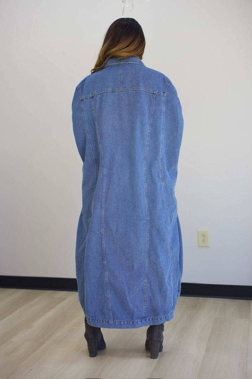Amina Denim Cape