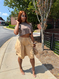 Shine Bright Crop Top - Brown (41)