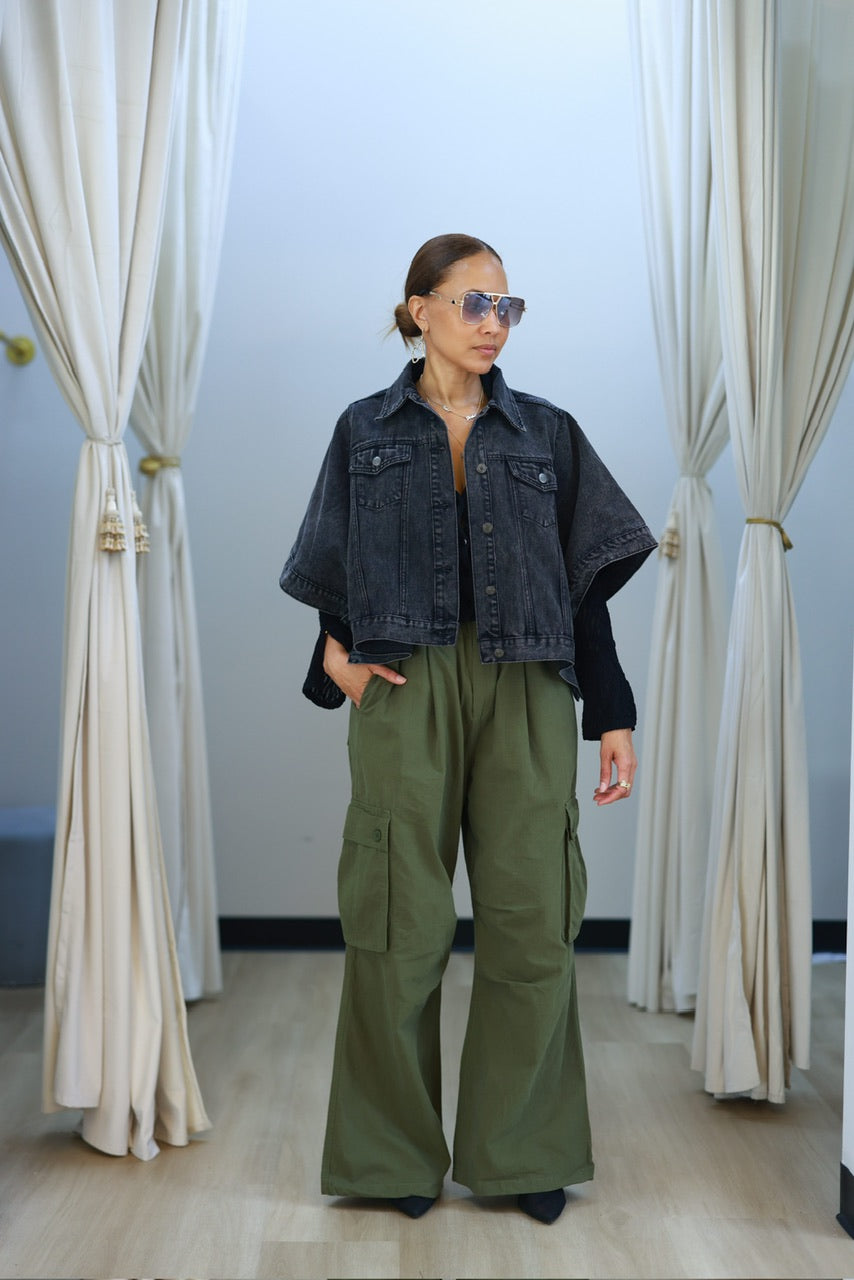 Dallas Olive Jeans (F)