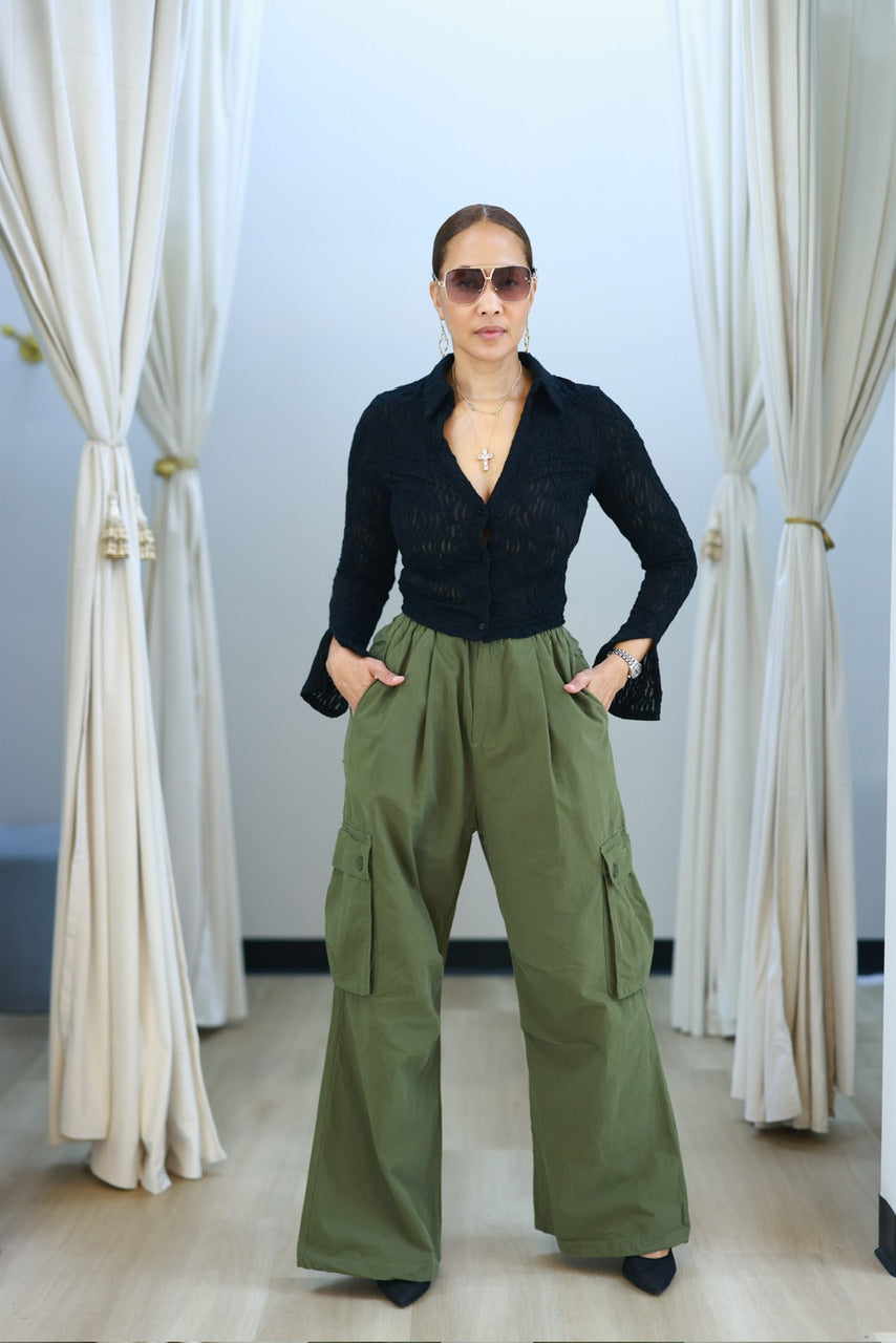 Dallas Olive Jeans (F)