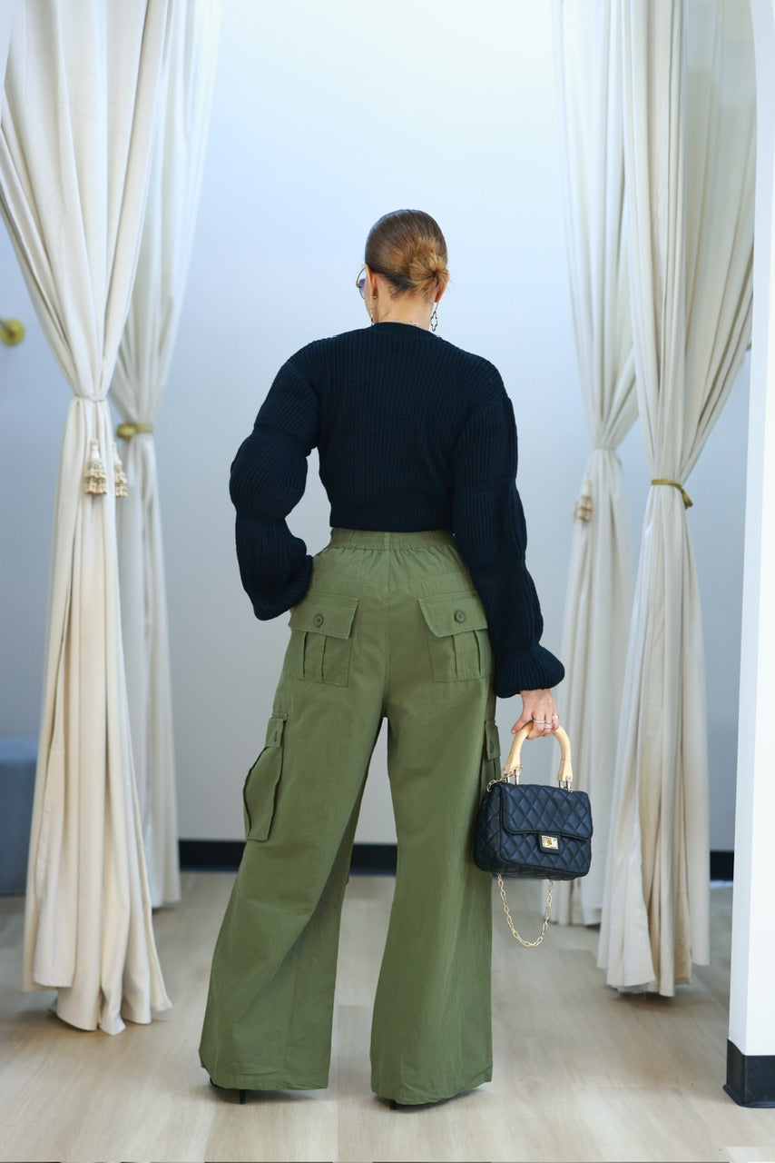 Dallas Olive Jeans (F)