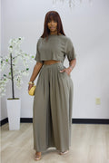 Milano Pant Set - Olive (28)