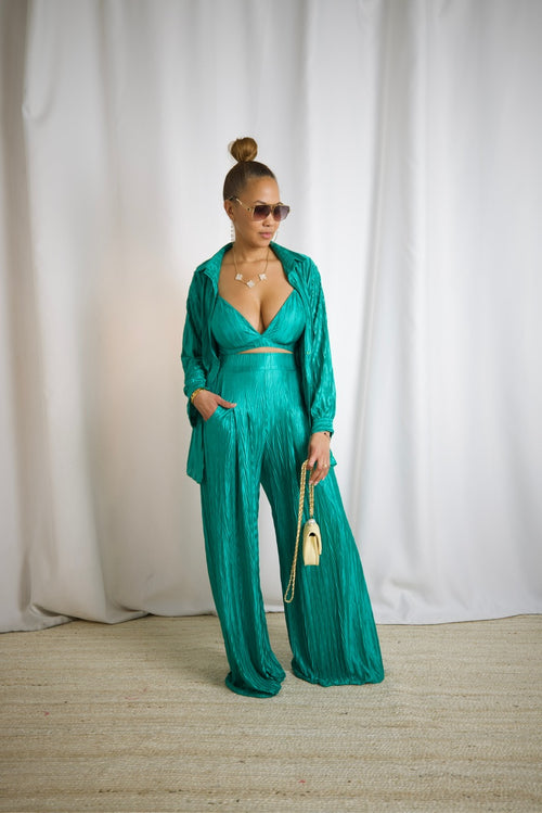 Green With Envy Pant Set (036)