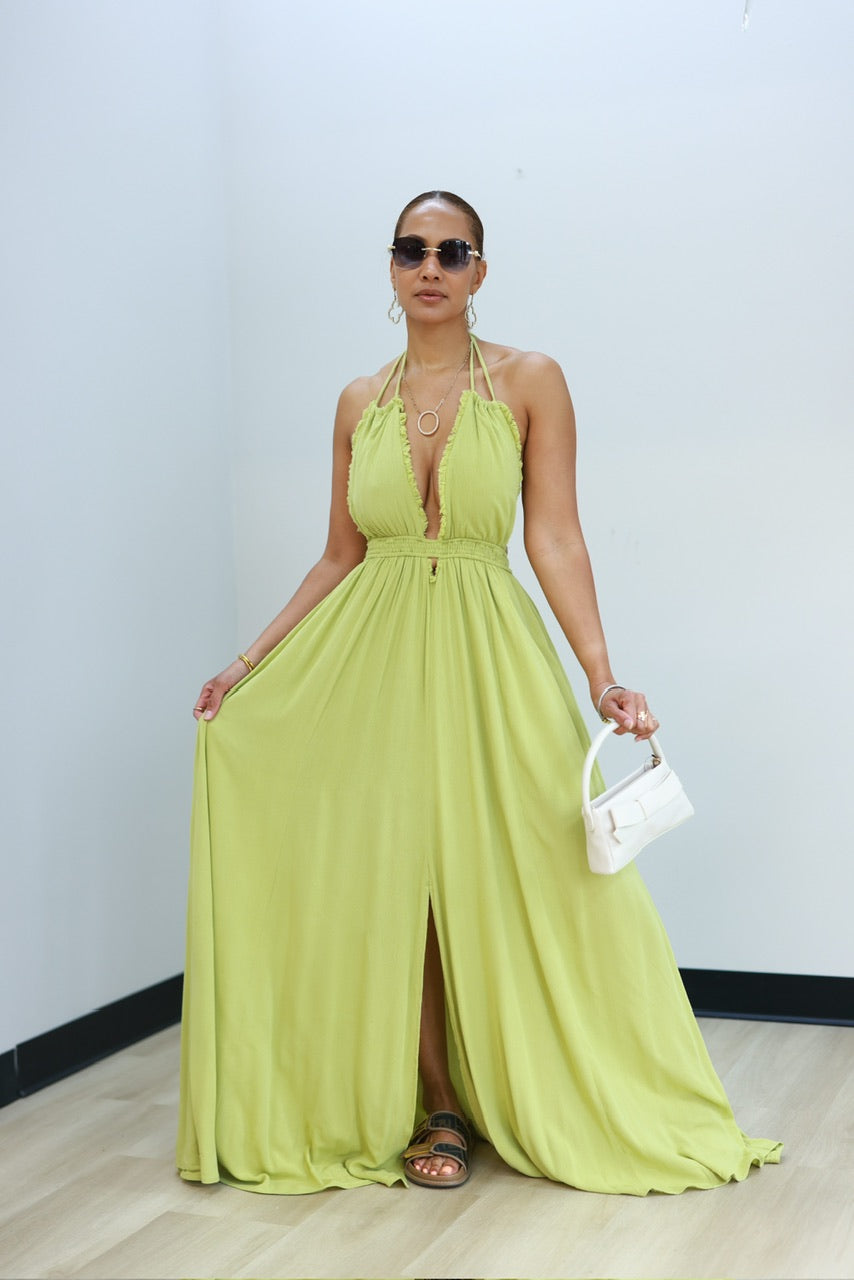 Katie Maxi Dress - Green (13)